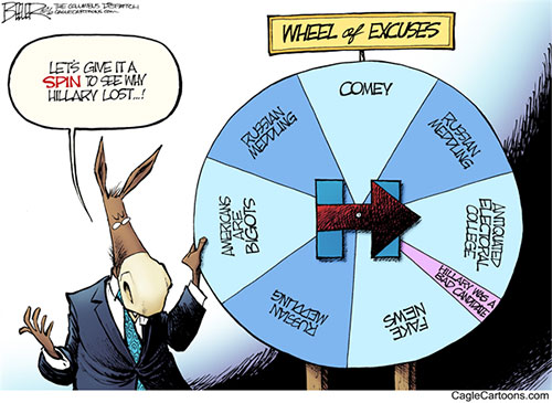 jpg Editorial Cartoon: Wheel of Excuses