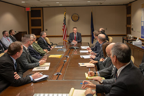 jpg Governor Mike Dunleavy held his first official cabinet meeting