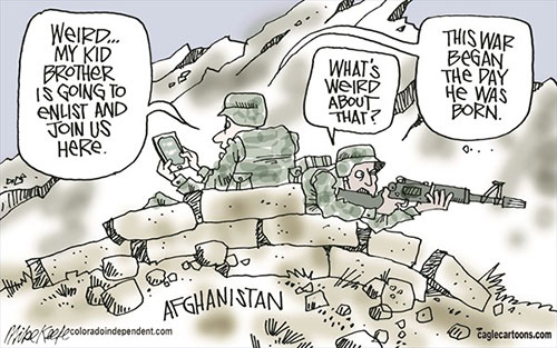 jpg Political Cartoon: Longest War 
