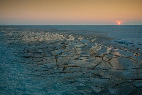 jpg Wintertime Arctic sea ice growth slows long-term decline 