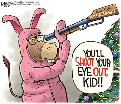 jpg Political Cartoon: Dems Shoot Eye Out 