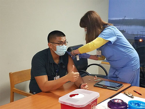 First COVID-19 Vaccines Being Administered in Ketchikan