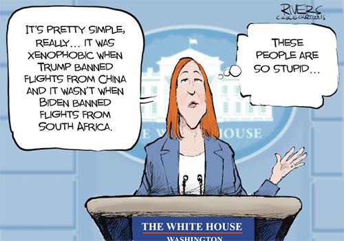 jpg Political Cartoon:  Psaki Big Whopper