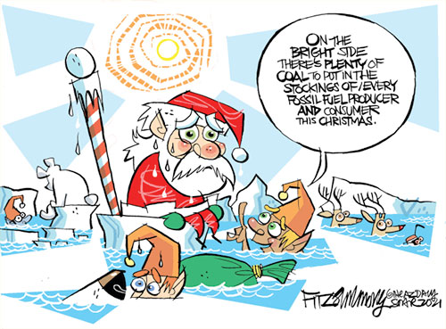 jpg Political Cartoon: Warming pole