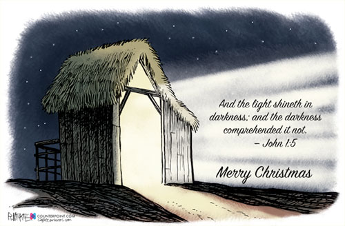 jpg Political Cartoon: Christmas Light