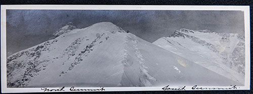 jpg This photograph shows a climber in the distance at about 13,000 feet on what today is known as Karstens Ridge on Denali.