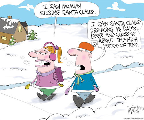 jpg Political Cartoons: Santa Dad