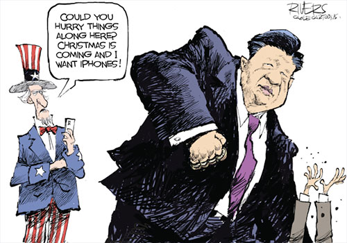 jpg Political Cartoon: China’s Crackdown