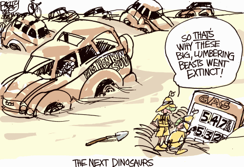gif Dinosaur SUV