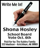 Shona Hosley for Ketchikan School Board