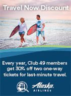 Alaska Airlines - Travel Now Discount