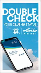 Alaska Airlines - Double Check Your Club 49 Status