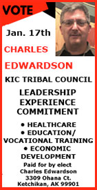 Charles Edwardson for KIC Tribal Council - Vote January 17, 2022