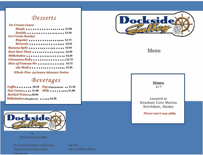 Dockside Galley Ketchikan, Alaska