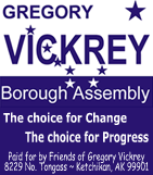 Gregory Vickrey for Borough Assembly