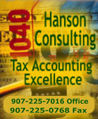 Hanson Consulting - Tax Accounting Excellence - Ketchikan, Alaska 