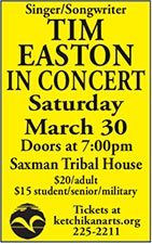 Tim Easton in Concert - March 30, 2019 - Ketchikan, Alaska
