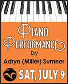 Piano Performance by Adryn (Miller) Sumner - Ketchikan Area Arts & Humanities Council