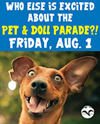 Pet & Doll Parade, Friday, August 1, 2014 - Ketchikan Area Arts & Humanities Council - Ketchikan, Alaska