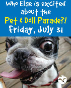 40th Annual Blueberry Arts Festival - Pet & Doll Parade - Ketchikan, Alaska