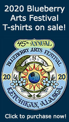 Ketchikan Area Arts & Humanities Council - 2020 Blueberry Arts Festival T-shirts