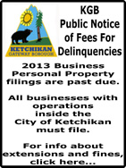 Ketchikan Borough Public Notice of Fees For Delinquencies