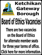 Ketchikan Gateway Borough Board of Ethics Vacancies