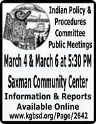 KGBSD - Indian Policy & Procedures Comittee Public Meetings - Ketchikan, Alaska