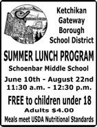 Ketchikan Gateway Borough School District - Summer Lunch Program