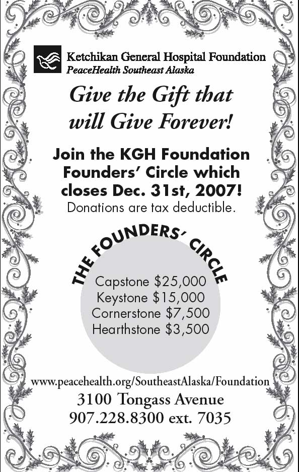 Ketchikan General Hospital The Founders' Circle