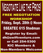 Free Negotiation Workshop - Ketchikan, Alaska