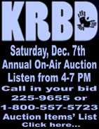 KRBD Annual On-Air Auction - Ketchikan, Alaska