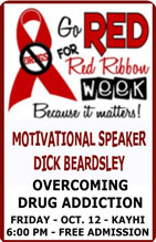 Red Ribbon Week: Motivational Speaker Dick Beardsley