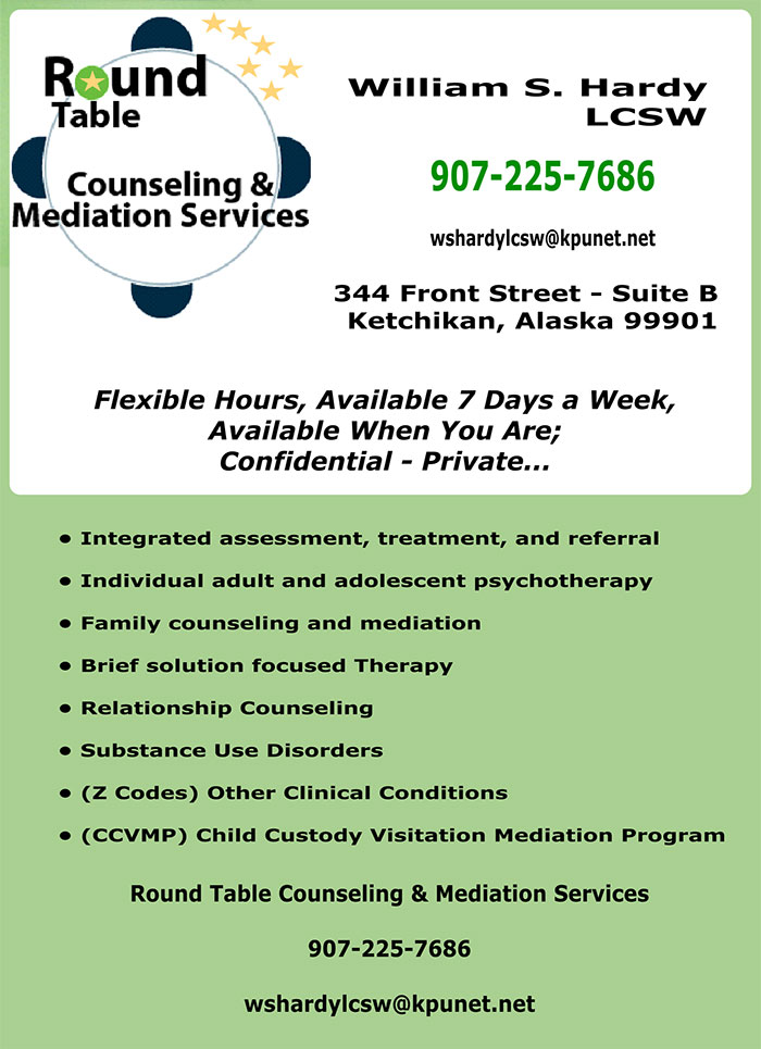 jpg Round Table Counseling & Mediation Services - Ketchikan, Alaska - William S. Hardy, LCSW