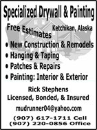 Specialized Drywall & Painting - Ketchikan, Alaska