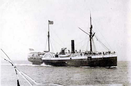 Photo - Steamship Ancon 1885