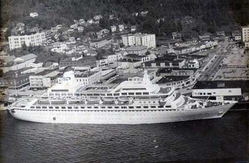 Front Page Photo - Island Princess mid 1970s