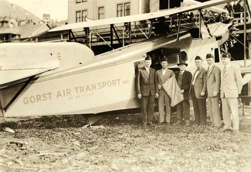 photo 1st airmail delivery at Ketchikan 1929