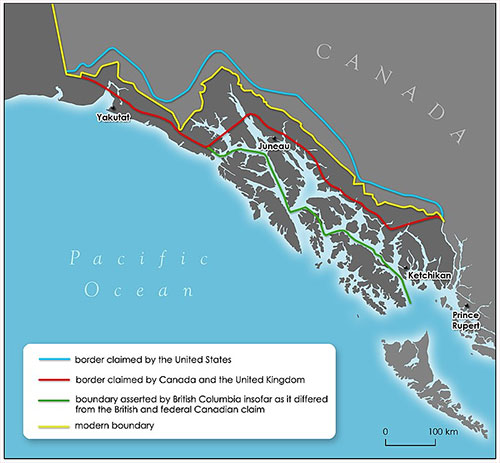 jpg Alaska boundary dispute