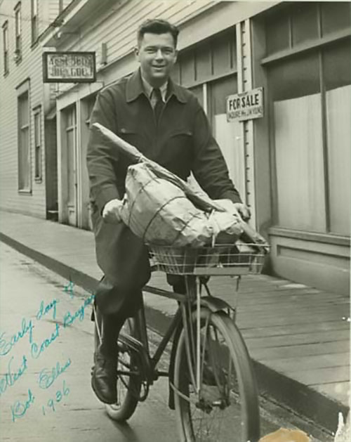 jpg Bob Ellis on Bicycle, 1936