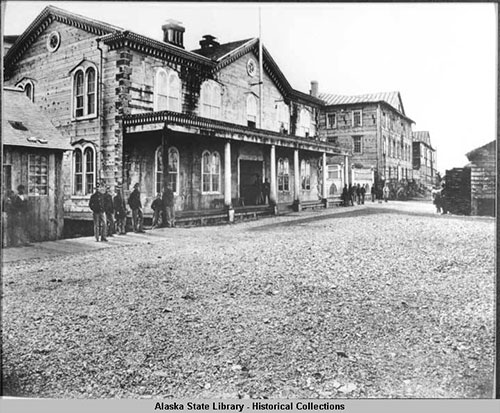 jpg U.S. Army headquarters., Sitka, Alaska ca. 1868-69.