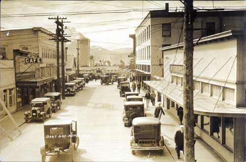 jpg Mission Street looking from looking west from Main Street, circa 1930