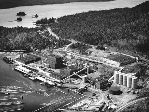 jpg Ketchikan Pulp Co. photo album, 1954