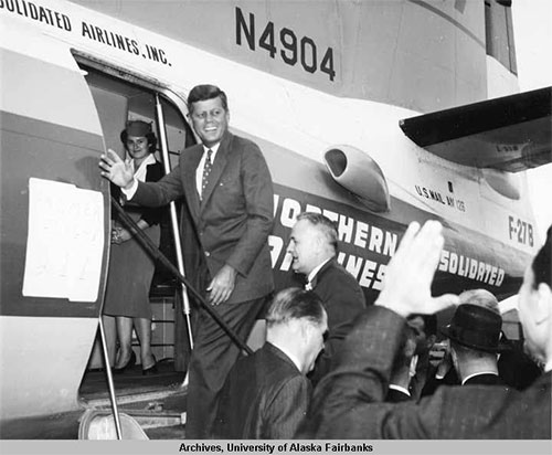 jpg Senator John F. Kennedy during his 1960 campaign for the Presidency.