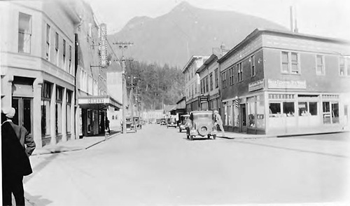 jpg View of a street in Ketchikan, Alaska - 1924-1944