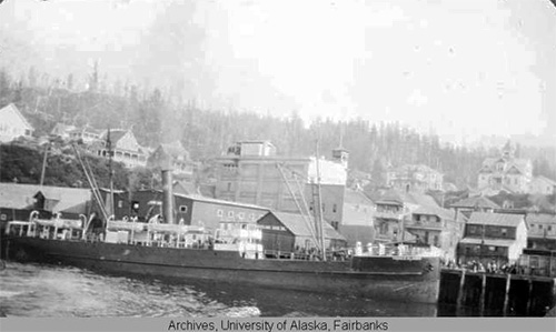 jpg View of Ketchikan's harbor, 1896 to 1913