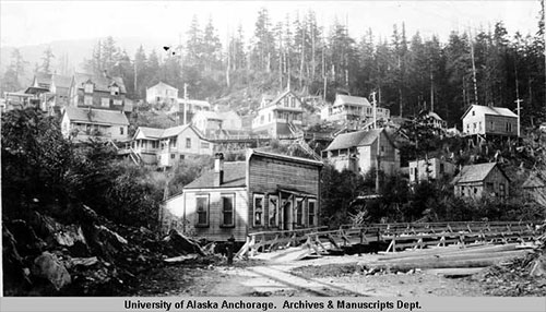 jpg View of Ketchikan, Alaska 1918