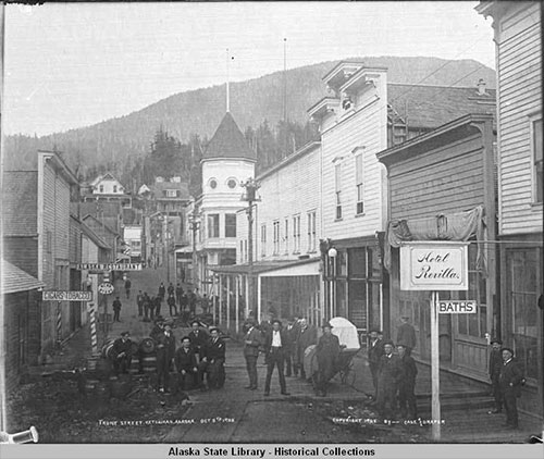 jpg Front Street. Ketchikan, Alaska. Oct. 5th 1905