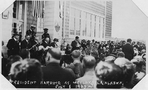 jpg President Harding at Metlakatla, Alaska.