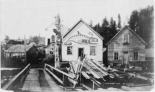jpg Home of Chief Ko-Teth Sha-Doc, Ketchikan, Alaska: 1906